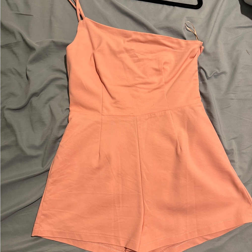 Superdown Blush Double Strap Romper - image 2